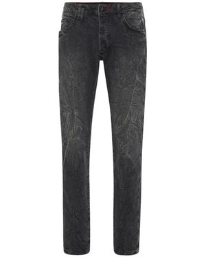 Philipp Plein Slim-Fit Jeans - Gris