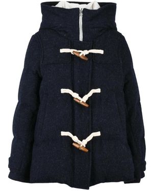 Montecore Single-Breasted Coats - Blue