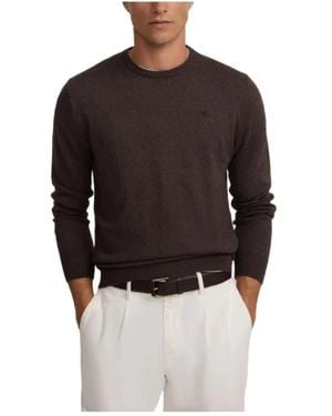Silbon Round-Neck Knitwear - Black