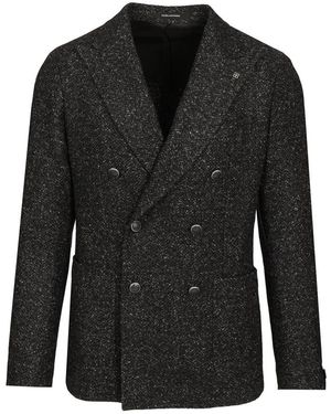 Tagliatore Montecarlo Double-Breasted Jacket - Zwart
