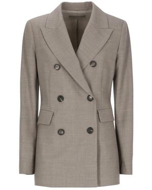 D.exterior Jassen ,Wol Wol Blazer - Grijs