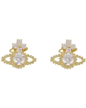 Vivienne Westwood Valentina Orb Ohrringe - Mettallic