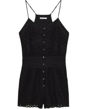 Patrizia Pepe Playsuits - Black