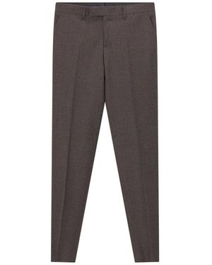 Lardini Broeken ,Bruin ,Wol Chino Broek - Grijs