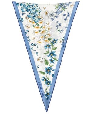 Ferragamo Silky Scarves - Blu