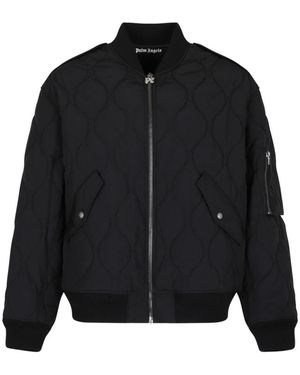 Palm Angels Bomber Jackets - Black
