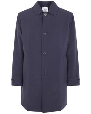 Aspesi Single-Breasted Coats - Blue