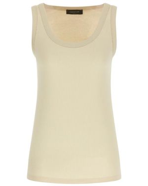 Fabiana Filippi Sleeveless Tops - Natural