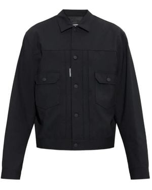 DSquared² Jassen ,Zwart ,Sportjas - Blauw