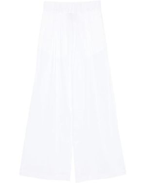 Semicouture Wide Trousers - White