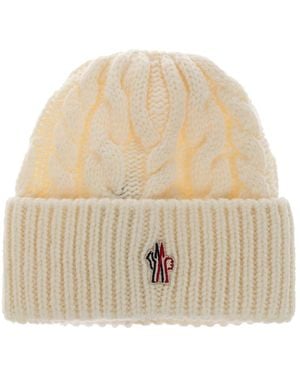 Moncler Accessoires ,Wol Grenoble Apres-Ski Muts - Naturel