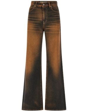 TRUE AVENUE Clara Weite Jeans - Braun