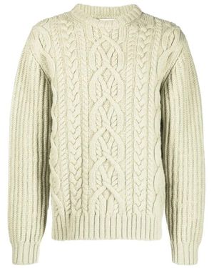 Dries Van Noten Round-Neck Knitwear - Green