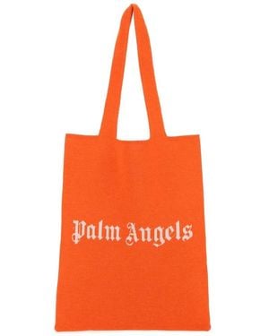 Palm Angels Tote Bags - Orange