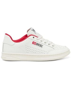 DIESEL S-athene vtg - sneaker rétro in pelle traforata - Bianco