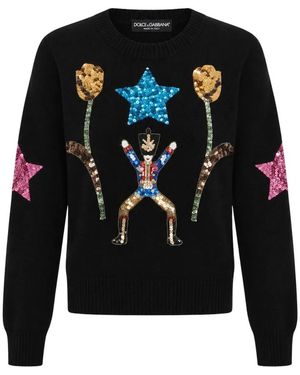 Dolce & Gabbana Cashmere Knitwear - Noir