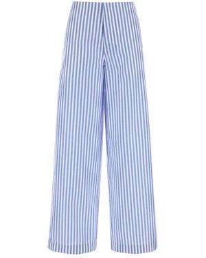 Philosophy Di Lorenzo Serafini Wide Trousers - Bleu