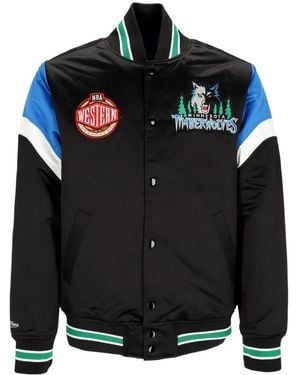 Mitchell & Ness Bomber Jackets - Black