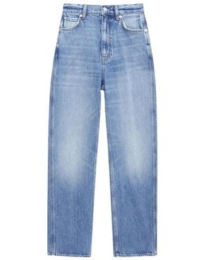 Anine Bing Cropped Jeans - Blue
