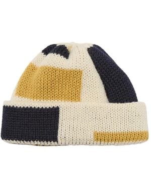 Universal Works Short Watch Cap - Geel