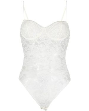 Oséree Tops ,O-Lover Bodysuit Met Beugel - Wit