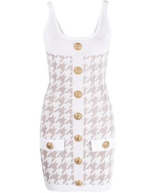 Balmain Knitted Dresses - White