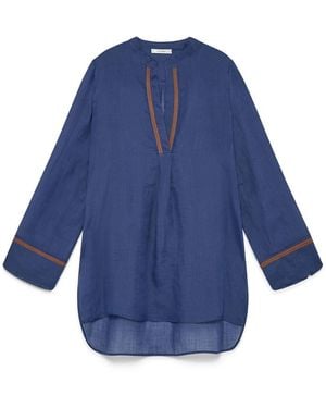 Maliparmi Blouses - Blue