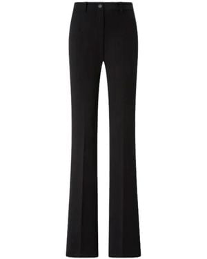 Pinko Broeken ,Zwart ,Logogrifo Pantalone Doppia Tela Tecnica