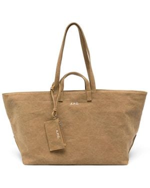 A.P.C. Tote Bags - Marrón