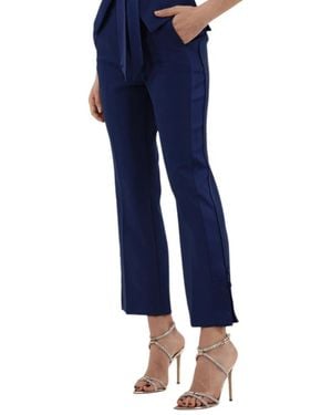 Elisabetta Franchi Wide Trousers - Bleu