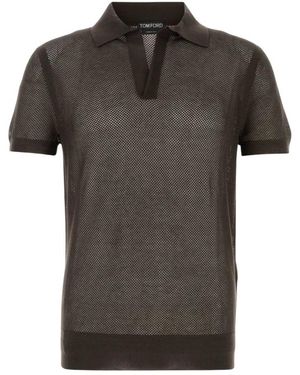 Tom Ford Polo Shirts - Gris