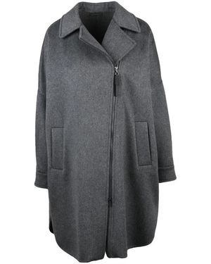 Brunello Cucinelli Cappotto Over - Grijs