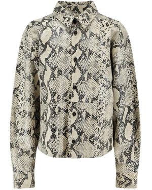 Alysi Camicia Python - Grijs