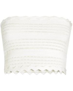 Genny Sleeveless Tops - White