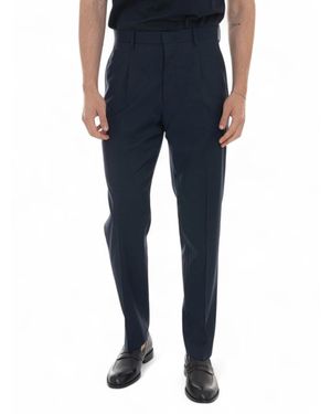 hindustrie Slim-Fit Trousers - Bleu
