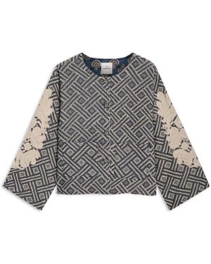 Summum Jacquard Jacket - Grijs