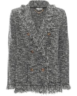 Elisabetta Franchi Blazers - Grey