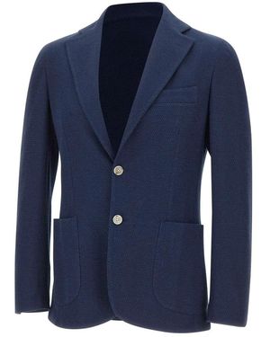 Barba Napoli Jck Active Mono Blazer - Blauw