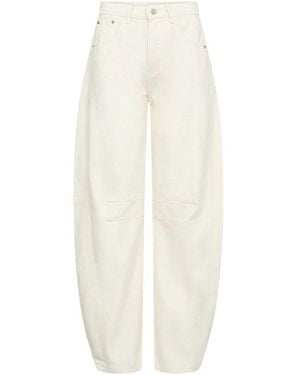 Haute L'Amitié Loose Fit Jeans - White