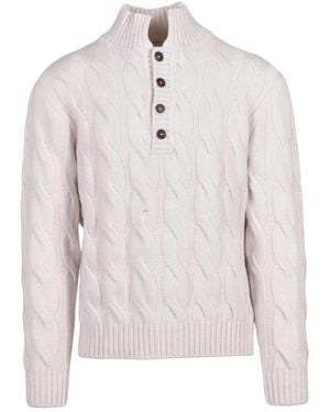 Eleventy Polo-Pullover - Grau