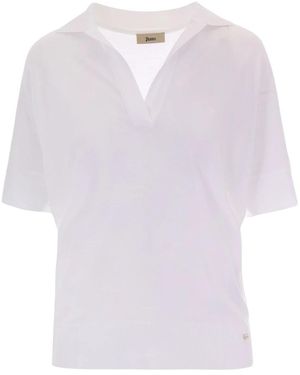 Herno Polo Shirts - Morado