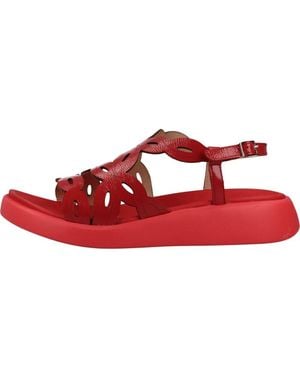 Wonders Flat Sandals - Rouge