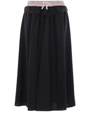 Maison Margiela Midi Skirts - Black