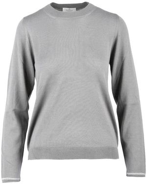 Panicale Round-Neck Knitwear - Gris