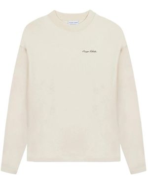 Maison Labiche Hoodies & Sweatvesten ,Wit ,Plichon Sweatshirt