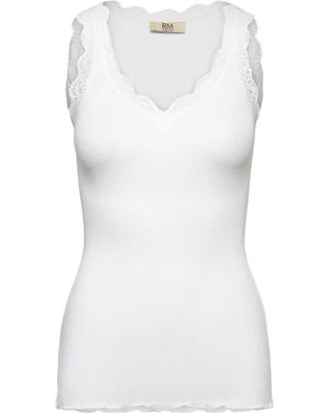 Rosemunde Sleeveless Tops - Bianco