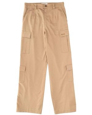MSGM Straight Trousers - Neutro