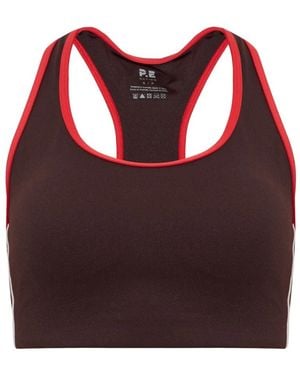P.E Nation Fitness ,Bruin ,Polyester Stellar Sports Bra - Rood