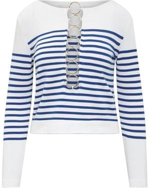 The Seafarer Round-Neck Knitwear - Bleu