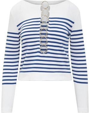 The Seafarer Round-Neck Knitwear - Blue